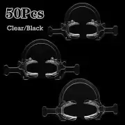 50Pcs Dental Orthodontic Transparent Intraoral Lip Cheek Retractor Mouth Opener