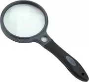 Suregrip Series Hand Held or Hands Free 2X Power Magnifying Glasses for Reading,