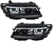 Compatible For VW Tiguan L 2017-2021 Car Front Lamps Assembly LED Upgrade High Match Car Headlight Projector Lens High Quality Accessories