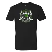 RPG Class Crest Druid - Tabletop Games d20 Premium Cotton T Shirt - Black