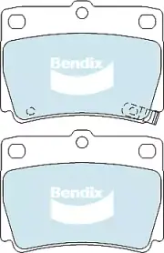 Bendix 4WD Rear Brake Pad Set for Mitsubishi Challenger PA, K96W 3.0L 6G72 Petro (for: Mitsubishi)