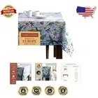 Elegant 100% Cotton Table Cloth 60x120" - Passiflora Design for All Occasions