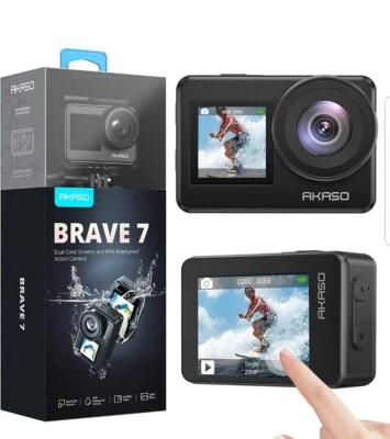 Brave 7 4K 30FPS 20MP WiFi Action Camera - NEW