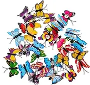 KAILIKETIY 30Pcs Butterfly Decorative Push Pins Bright Thumb Tacks for Bulletin Boards Photos Maps Notes for Home Office School Use