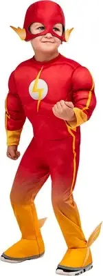 DC League of Super-Pets Flash Costume, As Shown, 2T