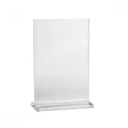 Lot of 12 Tablecraft 85110 Menu Card Holder 8.5"x11" Two Sided Clear Acrylic