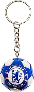 [Chelsea] FC Crest Keyring (UK Size: One Size) (Blue/White)