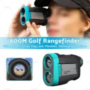 600M Golf Rangefinder M/Yd Slope ON/Off Flag Lock Vibration Rechargeable