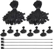 1000Pcs 7Inch Hang Tag String Snap Lock Pin Loop Fastener Hook Ties Easy and Fas