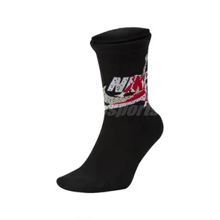 Nike 襪子 Jordan Legacy Crew Socks 黑 男女款 喬丹 長襪 中筒襪 籃球 運動 單雙入 【ACS】 CU2956-010