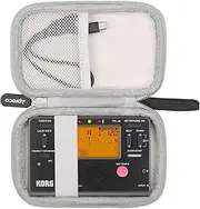 Aproca Black Hard Storage Travel Case, for Korg TM70 Tuner (TM70TBK) / Korg TM60BK / WEGROWER Tuner Metronome and Accessories