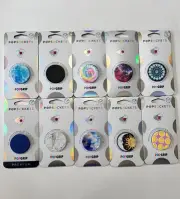 PopSockets: PopGrip - Lot of 10 PopGrips, Assorted Lot - New On Card Lot # 5
