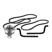 Gates Thermostat + Heater Hose + Drive Belt Kit for Nissan Patrol Y60 4.2L 88-97