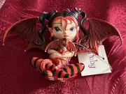 Jasmine Becket Griffith Fairy Ruby Dragonling Companions Collection w/Tag, COA