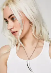 On A Hunt Claw Necklace