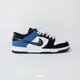 NIKE DUNK LOW INDUSTRIAL BLUE 白黑藍 小閃電 低筒 復古休閒鞋【FD6923-100】