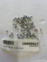 Solid Rivet 0.093 inch Counter Sunk Head Aluminum pack of 100