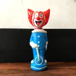 VINTAGE 早期 1960’S BOZO THE CLOWN 小丑 泡泡瓶 公仔 SOAKY BOTTLE 收藏擺件