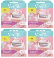Gillette Venus Comfortglide Spa Breeze Refill Razor Blade Cartridges, 32 Count