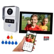 WiFi Video Intercom System, Video Doorbell Kits, Wired 1080P HD with Monitor