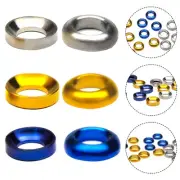 Light Weight Bike Washers M6 MTB Part Titanium Alloy Bicycle Bump Gasket