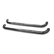 Westin E-Series 3 Round Nerf Bars Single Step Pad Fits 1988-1999 Chevrolet GMC