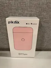 PikDik Mini Bluetooth Label Makers - D11 Pink Label Maker Machine with Tape Port