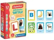 Clementoni Sapientino Montessori - Tactile Alphabet, Educational Game for Children from 3-5 Years with Flashcards for Learning Letters and Words, Made in Italy, Italian Language, 16838