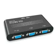 VGA/XGA/SVGA/UXGA Monitor Sharing Switch Box Case LCD 2 IN 1 OUT or 1 IN 2 OUT