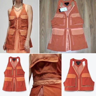 NIKE Jordan 23 Engineered Women Layering Full Zip Detachable Vest DO4496 825 M