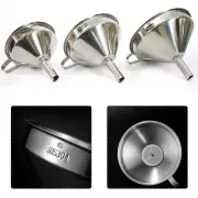 Stainless Steel Funnel with Loop Handle for Filling Bottles and Glasses