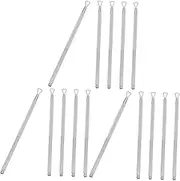 Beavorty 3sets Cuticle Pusher Scratch off Tool for Tickets Gel Nail Remover Kit 5pcs*3