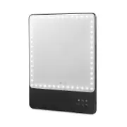 Riki Loves Riki Skinny Led Travel Magnifying Mirror with Bluetooth, 5X Magnification