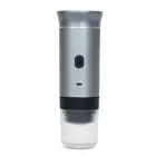 Elosung Metallic Silver Portable Espresso Coffee Machine Universal 3 In 1 Capsul