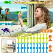 12pcs Sucker Darts Throwing Game Sticky Pop Table Toy Party Drinking Toys 2025