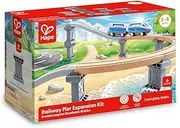 Hape 6 Column Wooden Train Expansion Kit - Educational Game for Kids