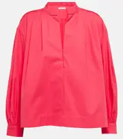 [CO] CO V-neck cotton blouse AU 10 pink