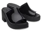 NEW Crocs BROOKLYN SLIDE HIGH SHINE HEEL - Black Size 7
