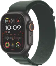 Apple Watch Ultra 2 GPS + Cellular 49mm Black Titanium - Dark Green Alpine Loop - M