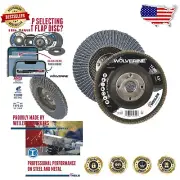 Optimize Grinding with Wolverine 4-1/2" Zirconia Flap Discs, 60 Grit, 10-Pack
