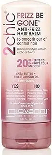 GIOVANNI 2Chic Frizz Be Gone Anti-Frizz Hair Balm (To Smooth Out Of Control Hair), 147mL