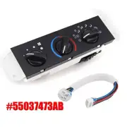 HVAC A/C Heater Control Panel w/Blower Switch+Wire For Jeep Wrangler 55037473AB