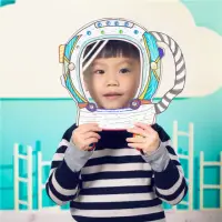 在飛比找momo購物網優惠-【Baby 童衣】任選 創意DIY太空人鑽石貼畫 11403