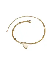 GiGiGirl Silver CZ Charm Anklet