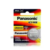 在飛比找momo購物網優惠-【Panasonic 國際牌】CR2032 鈕扣型電池 3V