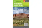 Hema Australia Road and Terrain Map