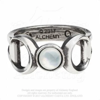 Alchemy Gothic Triple Goddess Ring • Local Stock • Gothic
