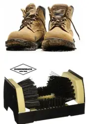 Heavy Duty Boot Scrubber Industrial Shoe Cleaner & Scraper Brush DIAMONDBACK
