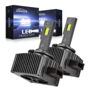 D1S D1R LED Headlight Bulbs High Low Beam 80W 8000LM Super Bright White CANBUS (for: Chrysler)