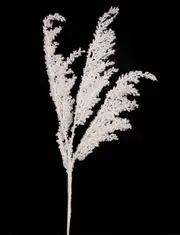 White Sequin Spray Christmas Tree Pick 37cm